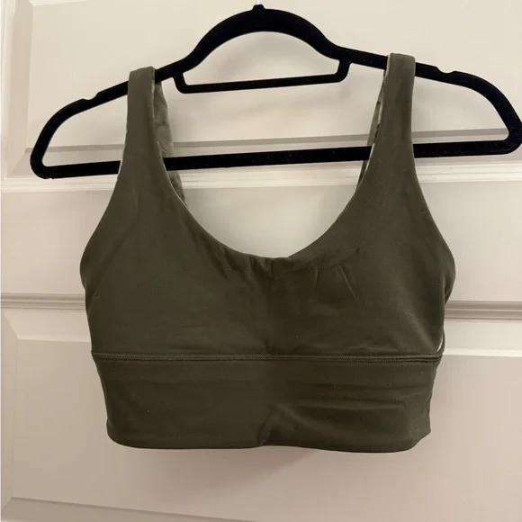 REVERSIBLE lululemon align bra diamond dye / dark olive - Picture 3 of 4